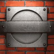 metal and brick background N108