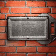 metal and brick background N113