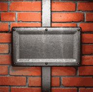 metal and brick background N116
