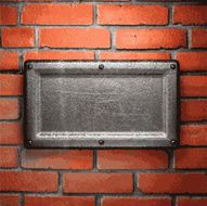 metal and brick background N117