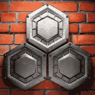 metal and brick background N118