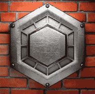 metal and brick background N119
