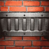 metal and brick background N121
