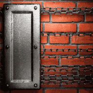 metal and brick background N132