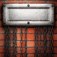 metal and brick background N133