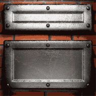 metal and brick background N139