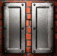 metal and brick background N141