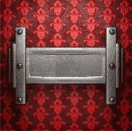 metal on red background N81