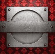 metal on red background N97
