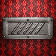 metal on red background N120