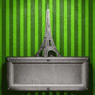 metal on green background N58