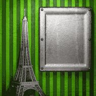 metal on green background N63