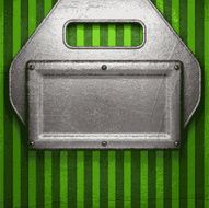 metal on green background N106