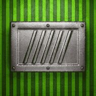 metal on green background N118