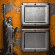 Old metal background N807