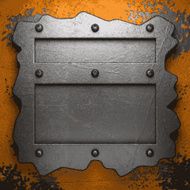 Old metal background N816