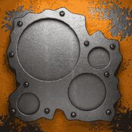Old metal background N817