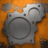 Old metal background N818
