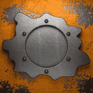 Old metal background N819