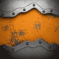 Old metal background N822