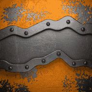 Old metal background N823
