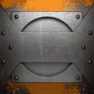 Old metal background N824
