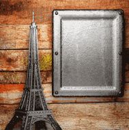 metal and wood background N81