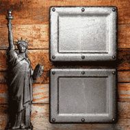 metal and wood background N84