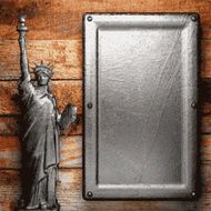 metal and wood background N85