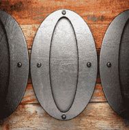 metal and wood background N87