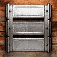 metal and wood background N97