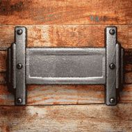 metal and wood background N100