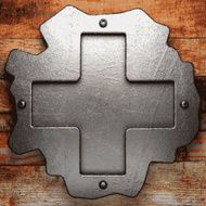 metal and wood background N101