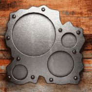metal and wood background N103