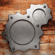 metal and wood background N104