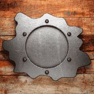 metal and wood background N105