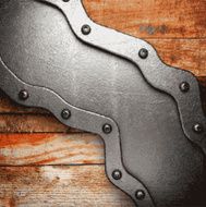 metal and wood background N108