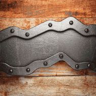 metal and wood background N112