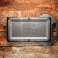 metal and wood background N121