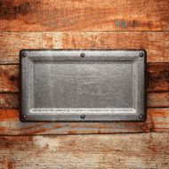 metal and wood background N125