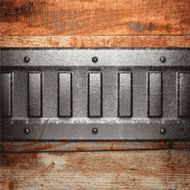 metal and wood background N128