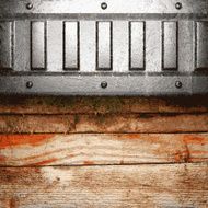 metal and wood background N132