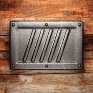 metal and wood background N141