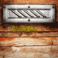 metal and wood background N142