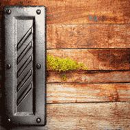 metal and wood background N143