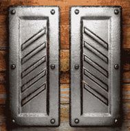 metal and wood background N144
