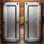 metal and wood background N149