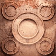 Old metal background N848