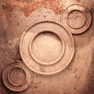 Old metal background N849