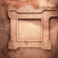 Old metal background N852
